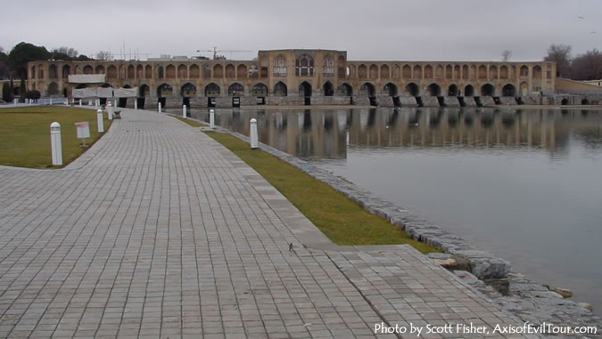 Bridge over River in Esfahan